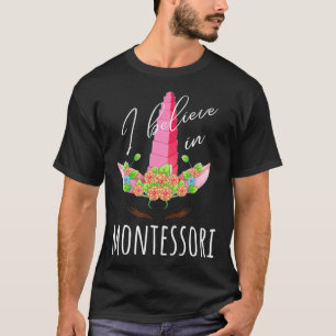 Camiseta Montessori t shirt  Pink Tower teachers Montessori