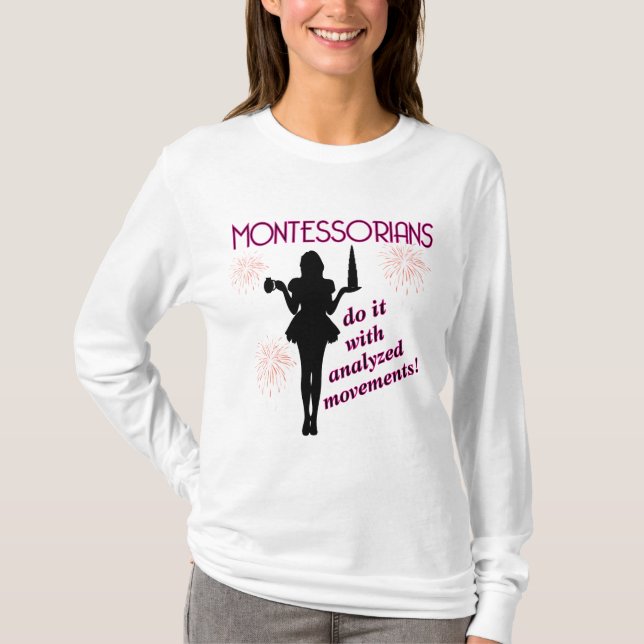 Camiseta Montessorians fá-lo com o T dos movimentos de (Frente)