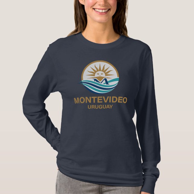 Camiseta Montevideo Uruguay South America (Frente)