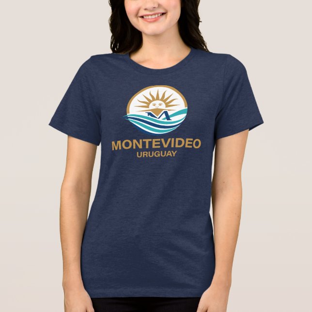 Camiseta Montevideo Uruguay South America (Frente)