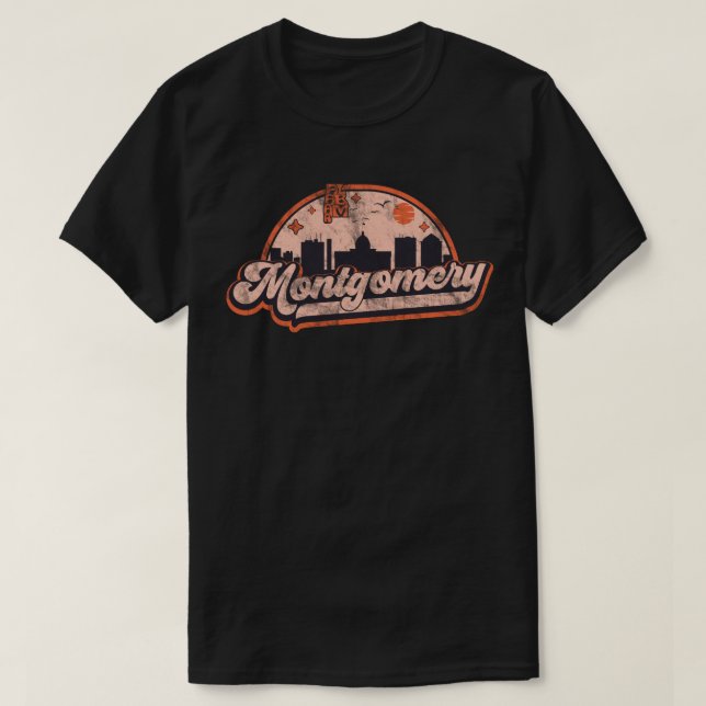 Camiseta Montgomery, Alabama (Frente do Design)