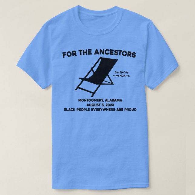 Camiseta Montgomery Alabama Brawl Trending Memória Presiden (Frente do Design)