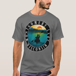 Camiseta Montgomery Lake Wisconsin Kayaking