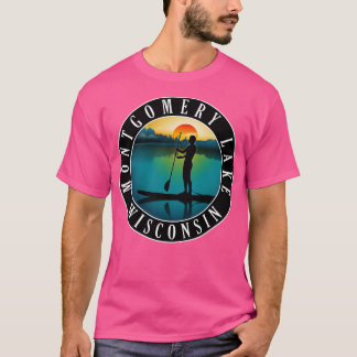 Camiseta Montgomery Lake Wisconsin Paddleboard