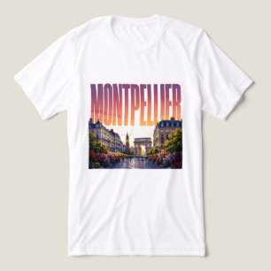 Camiseta Montpellier França Charme da Cidade Mediterrânea