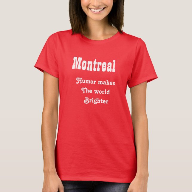 Camiseta Montreal (Frente)