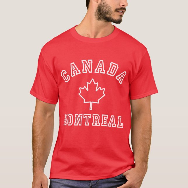 Camiseta Montreal Canadá (Frente)