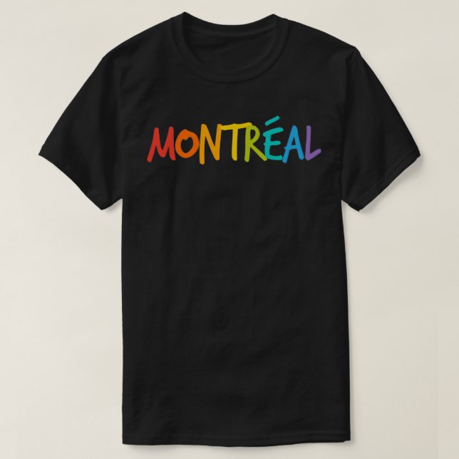 Camiseta Montreal Pride (Frente do Design)