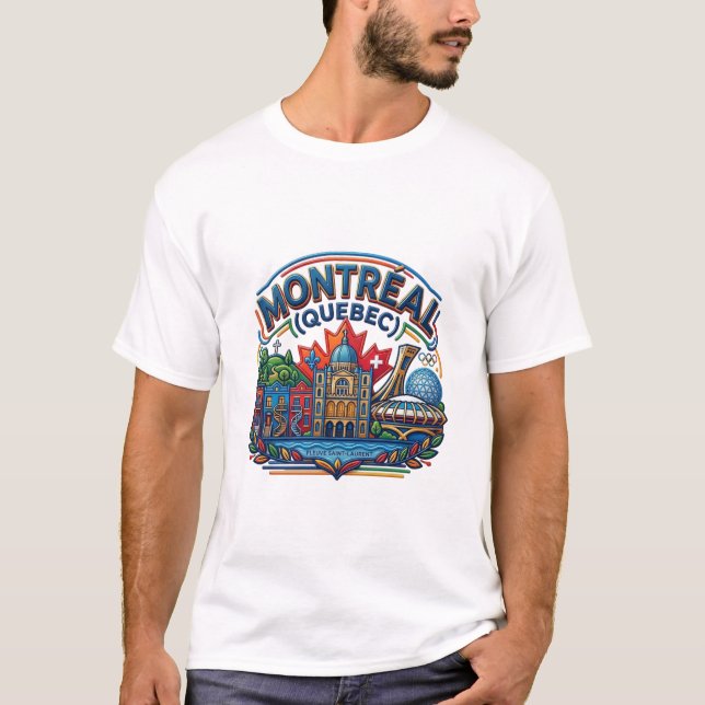 CAMISETA MONTREAL QUEBEC (Frente)