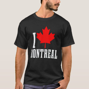 Camiseta Montreal Quebec Canadá Folha de Bordo Bandeira Can