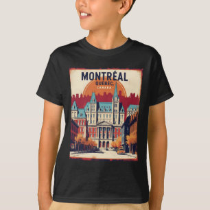 Camiseta Montreal Quebec Canadá Viagens vintage Touris nos 