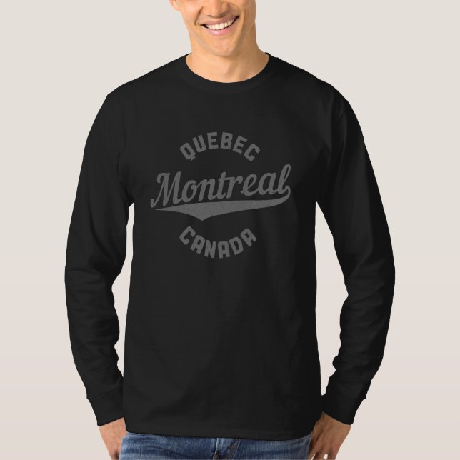 Camiseta Montreal Vintage Retro Pride Quebec Canada (Frente)