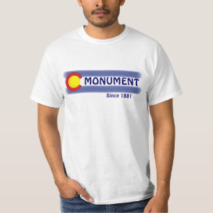 Camiseta Monument Colorado - valor local da bandeira