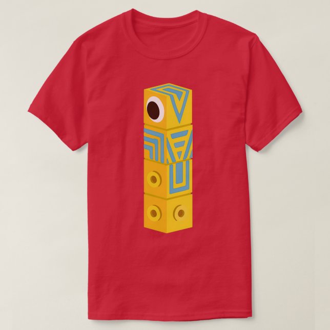 Camiseta Monument Valley Totem (Frente do Design)