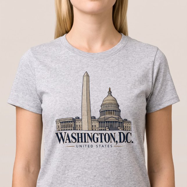 Camiseta Monumento de Washington D.C. (Criador carregado)