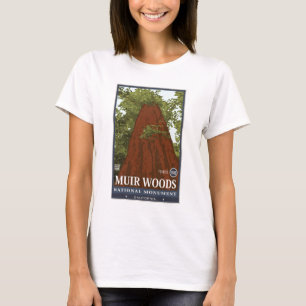 Camiseta Monumento nacional 3 das madeiras de Muir