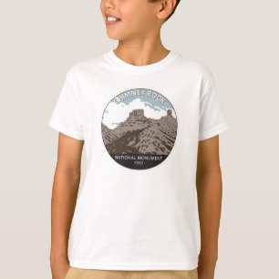 Camiseta Monumento Nacional Chimney Rock Colorado Vintage