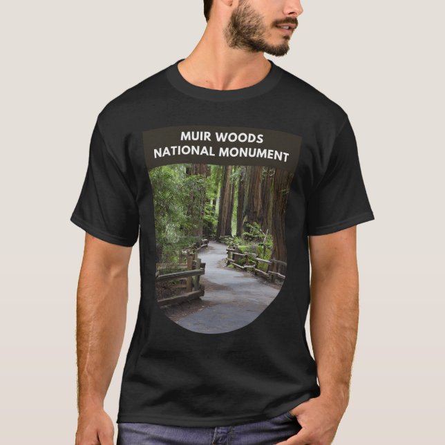 Camiseta Monumento Nacional de Muir Woods (Frente)