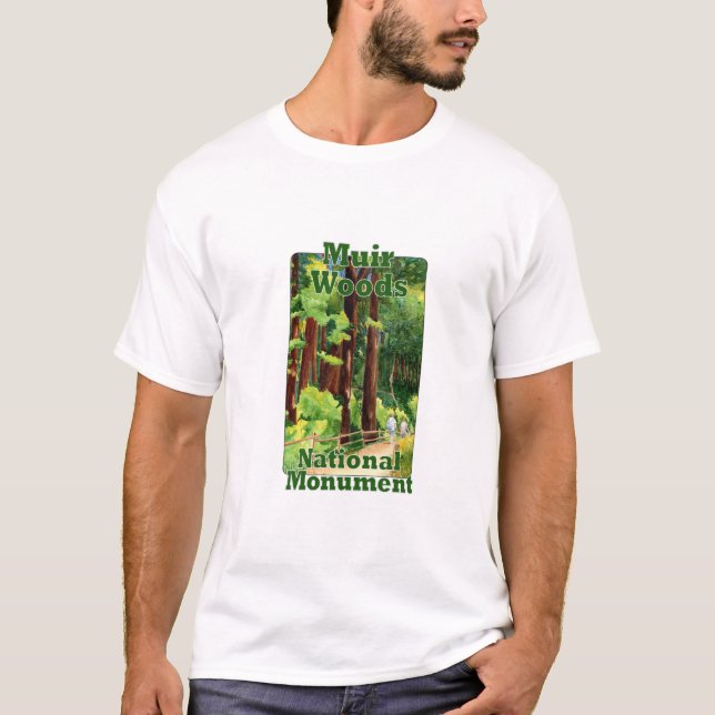 Camiseta Monumento Nacional de Muir Woods (Frente)