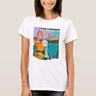 Camiseta Monumento Nacional de Quatro Cantos com Parques Na