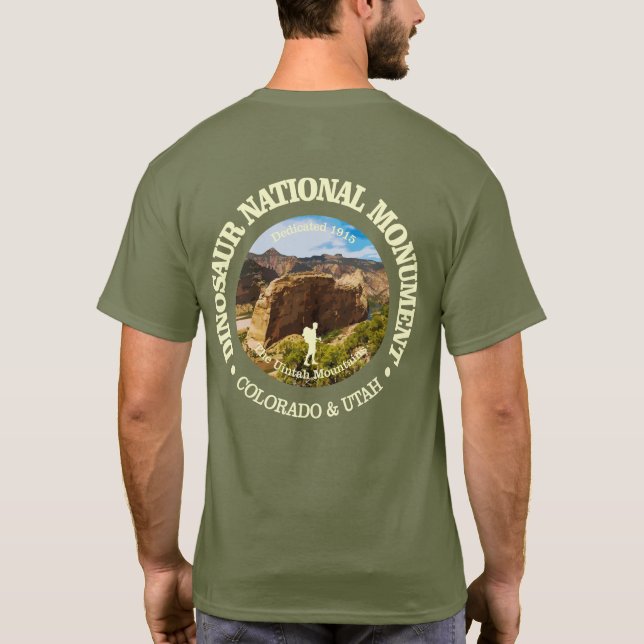 Camiseta Monumento Nacional do Dinossauro (NM) (Verso)