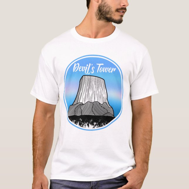Camiseta Monumento nacional torre do diabo (Frente)