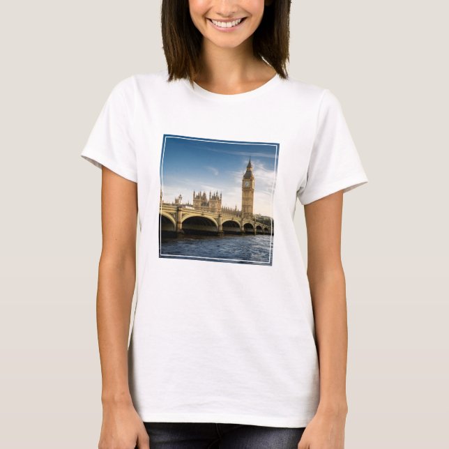 Camiseta Monumentos | Big Ben, Londres Inglaterra (Frente)
