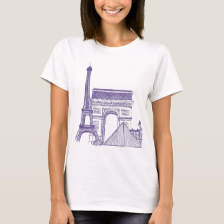Camiseta Monumentos de Paris