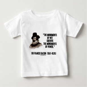 Camiseta Monumentos do senhor Francis Bacon da sagacidade