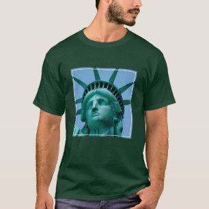 Camiseta Monumentos Estátua do rosto da liberdade