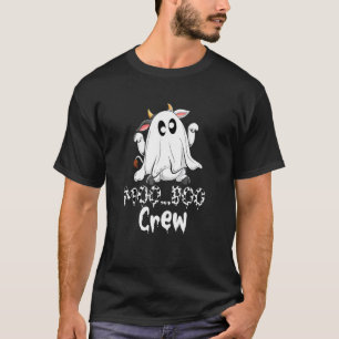 Camiseta Moo.. Boo Crew Halloween Kids Costume Boo Ghost Co
