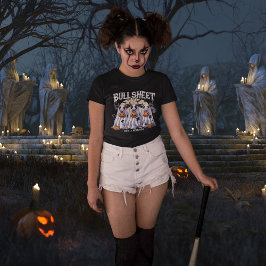 Camiseta Moo Bull Sheet / touros engraçados Meninas do Dia