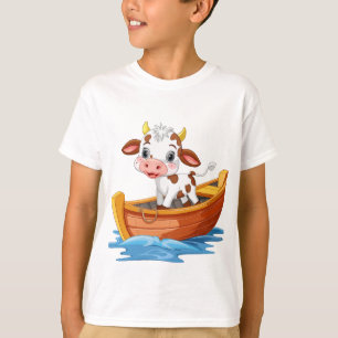 Camiseta Moo-d para Cudles - Bebê Vaca Tee