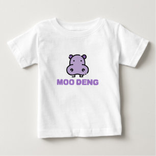 Camiseta Moo Deng Baby Hippo