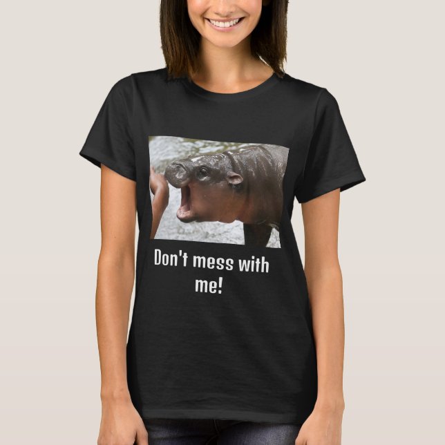 Camiseta Moo Deng está furioso (Frente)