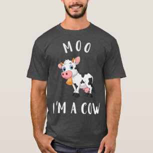 Camiseta Moo Eu sou um fazendeiro açougueiro açougueiro Lei
