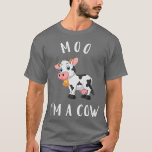 Camiseta Moo Eu sou um fazendeiro açougueiro açougueiro Lei