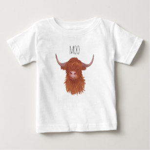 Camiseta Moo Highland Cow