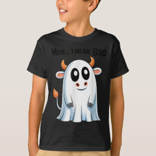 Camiseta Moo I Quero Dizer Boo Engraçado Vaca do Planalto n