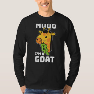 Camiseta Moo Im A Goat Giraffe 1