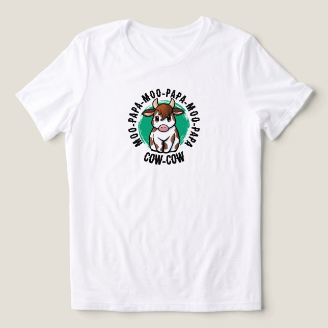 Camiseta Moo Papa Cow (Design frontal)