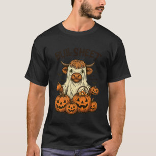 Camiseta Moo... Quer dizer Boo Folha de Boi Vaca das Terras