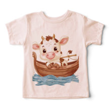 Moo Snuggles Bebê Vaca Tee