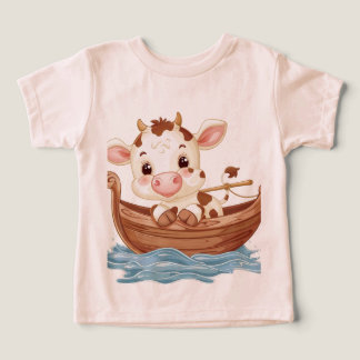 Camiseta Moo Snuggles Bebê Vaca Tee