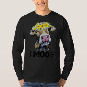 Camiseta Moo Vaca Bovinos Cuja Boca-Cola Laticínios Fazenda