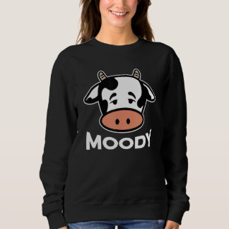 Camiseta Moody Cow Cattle Farm Animal