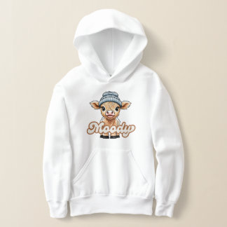 Camiseta Moody Highland Cow Kids Hoodie Sweet