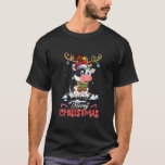 Camiseta Mooey Christmas Reindeer Cow Xmas Light Santa Hat<br><div class="desc">"Mooey Christmas Reindeer Cow Xmas Light Santa Hat Shirt". Presente perfeito para seu pai, mãe, pai, homens, mulheres, amigos e familiares no Dia de Ação de Graças, Dia de Natal, Dia de as mães, Dia de os pais, 4 de julho de 1776 Dia Independente, Dia dos Veteranos, Dia do Halloween,...</div>