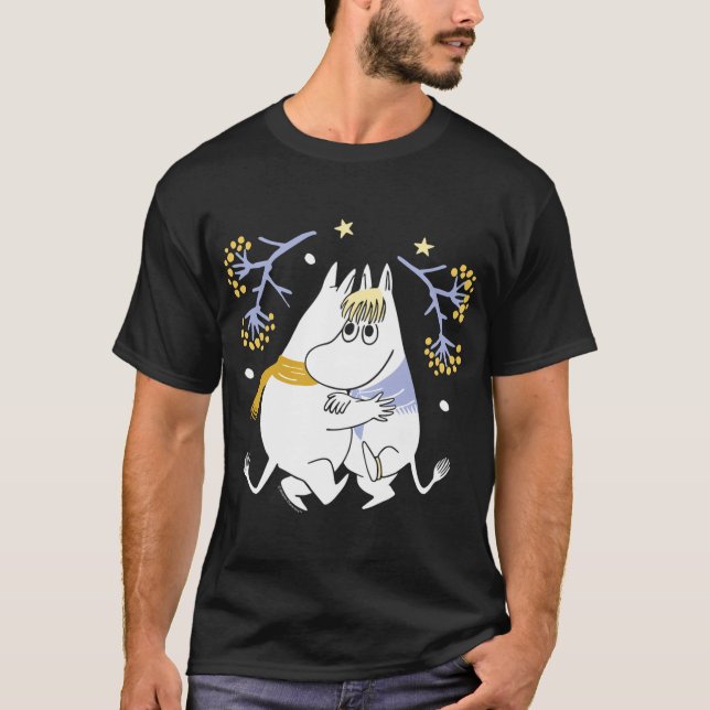 Camiseta Moomin Apaixonado Coração de Moomintroll (Frente)