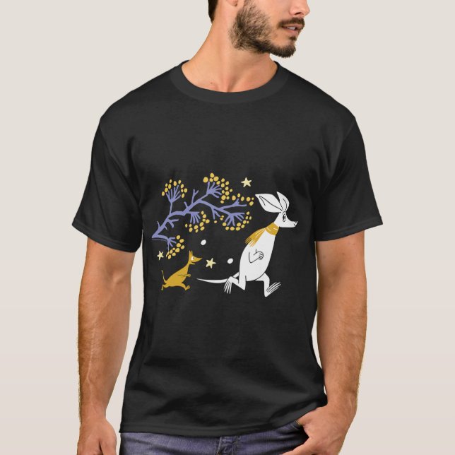 Camiseta Moomin Moomintroll & Sniff História em Quadrinhos  (Frente)